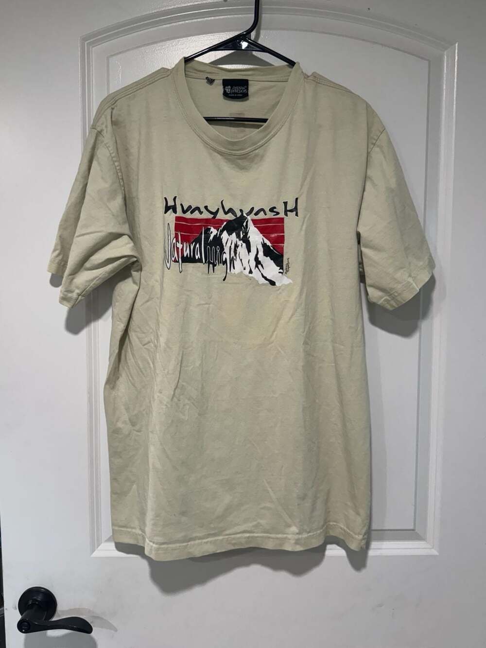 Huayhuash Peru Mountain Graphic Tee Hiking Gorpcore Travel Souvenir Men’s XL